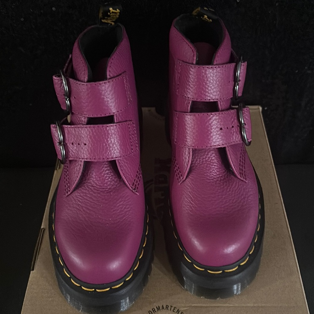Dr. Martens Women’s Devon Heart Buckle Boot
